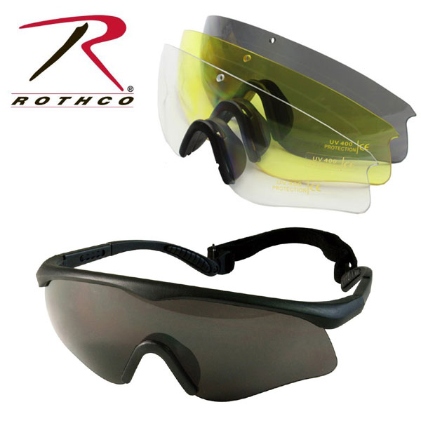 로스코 스포츠고글 선글라스 3가지 렌즈 교환가능 자전거고글 10337 병행