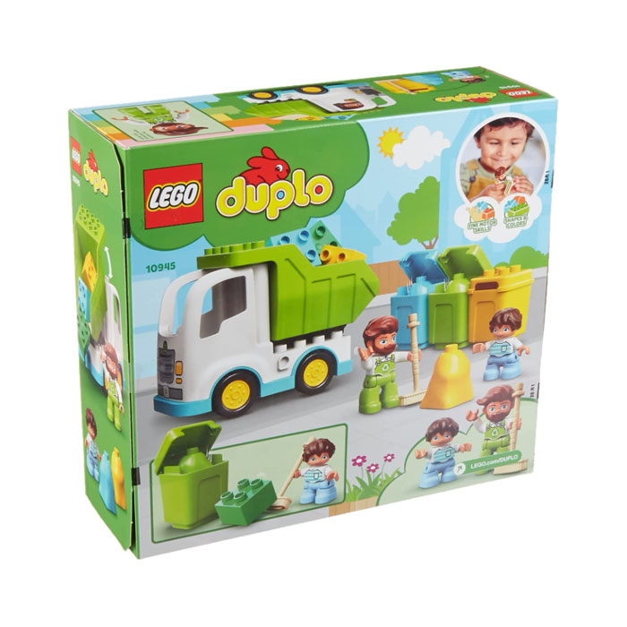 레고 LEGO 듀플로 청소 트럭과 재활용 10945