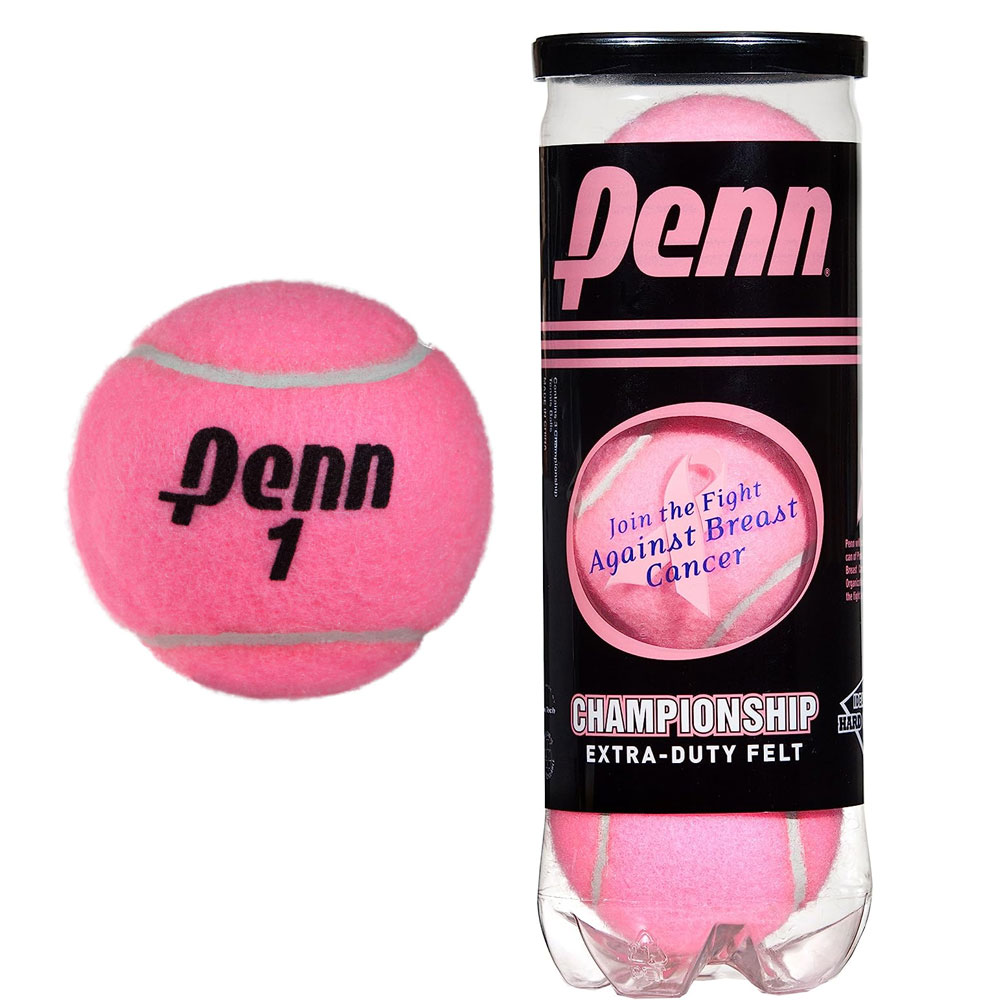 펜 테니스공 핑크색 테니스볼 시합구 1캔 3볼