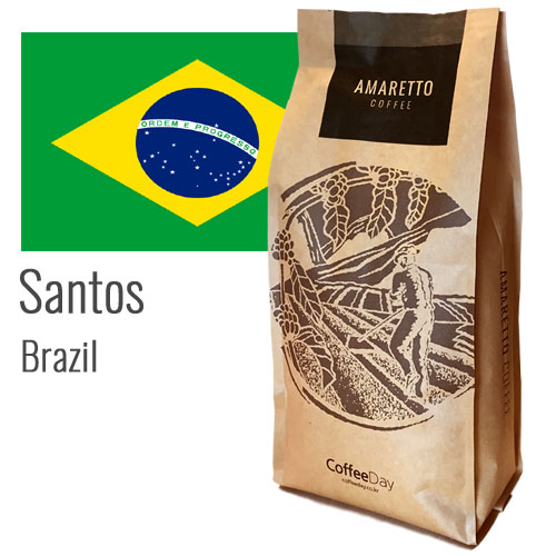 아마레또 브라질 산토스 갓볶은 원두커피 1kg 약볶음