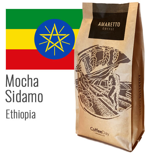 아마레또 에티오피아 모카 시다모 G2 갓볶은 원두커피 1kg 약볶음