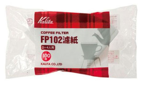 칼리타 FP 커피필터 화이트 2-4인용 100매 (FP102)