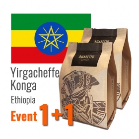 아마레또 에티오피아 예가체프 G1 콩가 내추럴 갓볶은 원두커피 250g X 2봉 1+1 한봉지 더 이벤트 50% 할인 약볶음