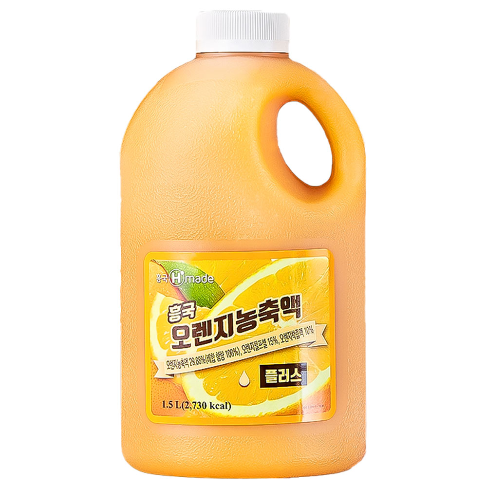 흥국F&B 오렌지 농축액 플러스 1.5L