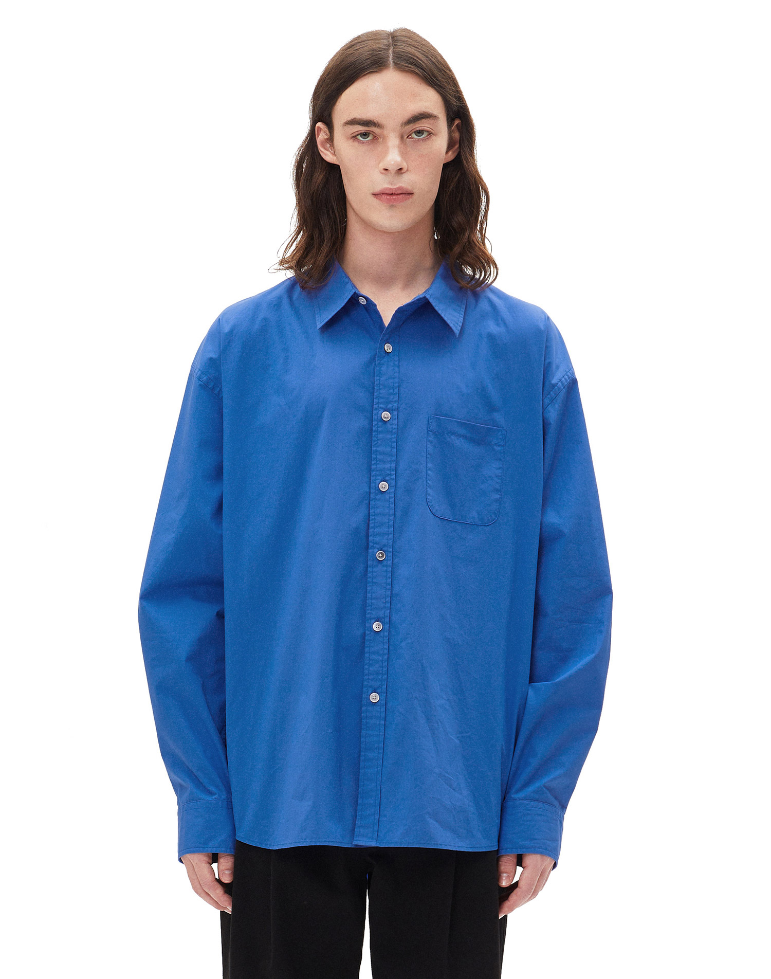 블루 에센셜 컴포트 셔츠 IESH2F101B2