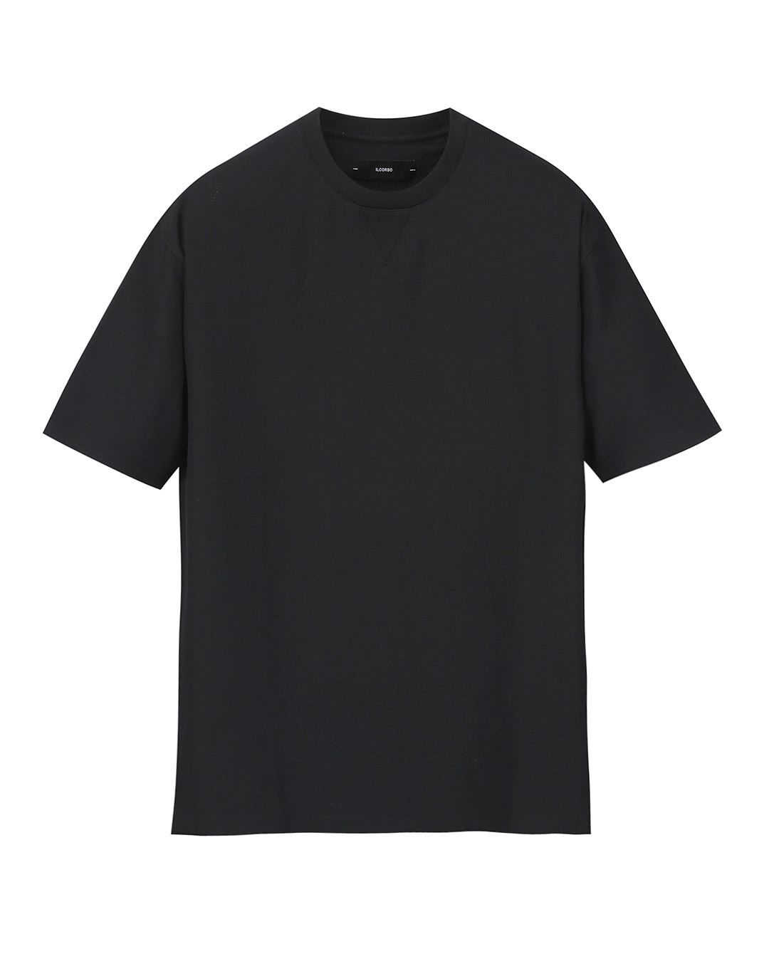 [COOL MAX] 시어서커 티셔츠 블랙 IETS4E408BK