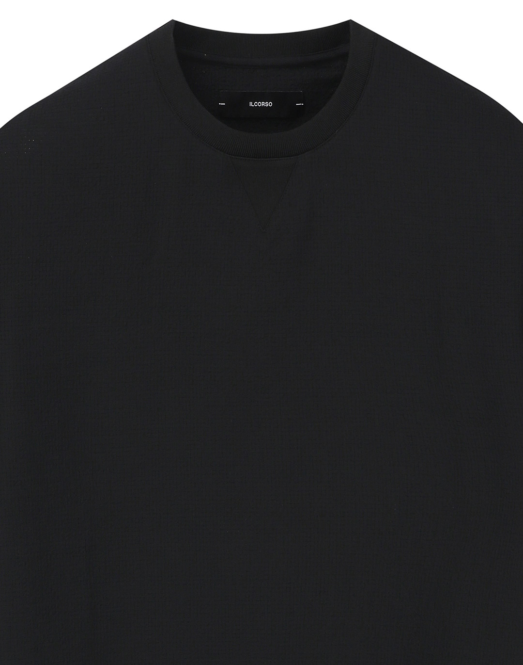 [COOL MAX] 시어서커 티셔츠 블랙 IETS4E408BK