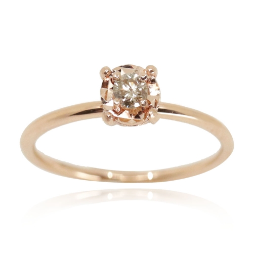 Beaux-arts Diamonds 14K pink gold Rings