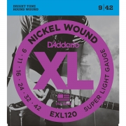 다다리오 일렉기타 스트링 EXL 120 Nickel Wound, Super Light, 9-42