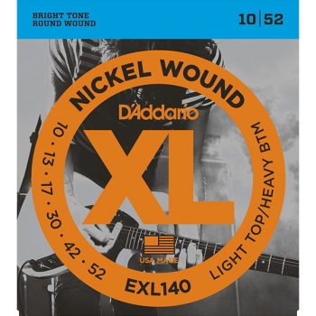 다다리오 일렉기타 스트링 EXL140 Nickel Wound, Super Light, 10-52