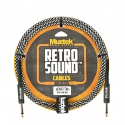 Muztek Retro Sound 기타 & 베이스 트위드 케이블 1.8m SS (RS180 BS) /뮤즈텍 케이블