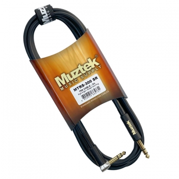 Muztek -TRS Stereo Cable / 뮤즈텍 스테레오 케이블 3m Right Angle (MTRS-300 SR)