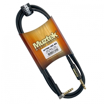 Muztek -TRS Stereo Cable / 뮤즈텍 스테레오 케이블 1.8m Right Angle (MTRS-180 SR)