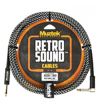 Muztek - Retro Sound Cable / 뮤즈텍 기타 & 베이스 케이블 3m (RS-300L BS)