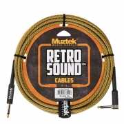 Muztek - Retro Sound Cable / 뮤즈텍 기타 & 베이스 케이블 3m (RS-300L TW)
