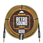 Muztek - Retro Sound Cable / 뮤즈텍 기타 & 베이스 케이블 5m (RS-500 TW)