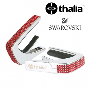 Thalia Capo Chrome -Swarovski Ruby Crystal Inlay (C200-SC-S) / 탈리아 카포