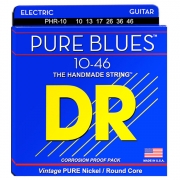 DR Pure Blues 퓨어 니켈 핸드메이드 일렉기타줄 퓨어블루스 PHR-10 (010-046)/DR 일렉기타 스트링