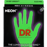 DR Neon HiDef Green 일렉기타줄 Lite (009-042) NGE9/DR 일렉기타 스트링