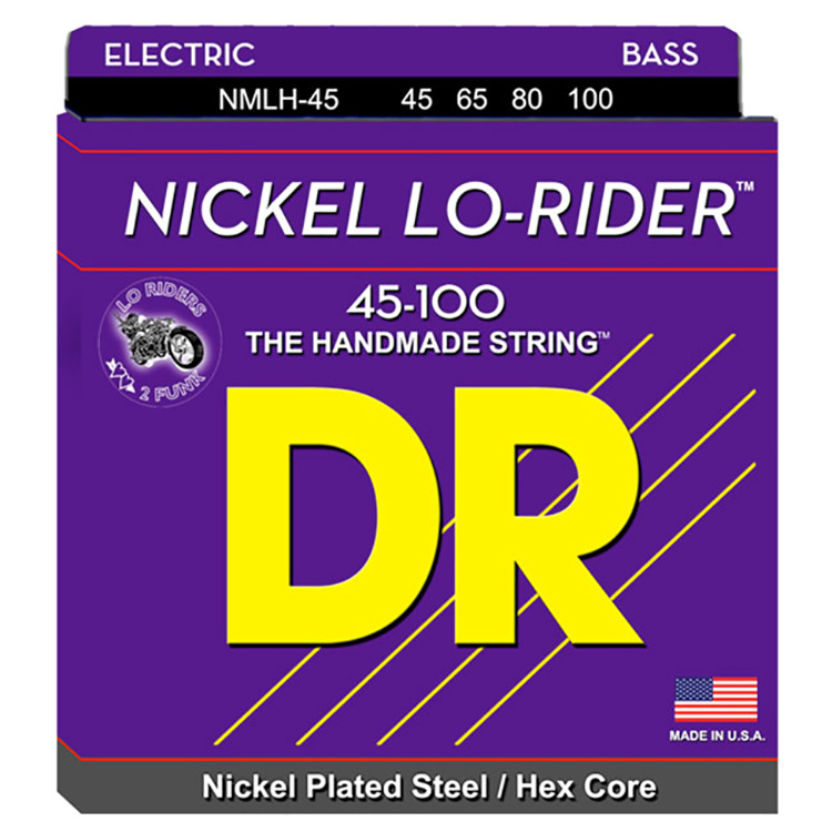 DR Lo Rider Nickel 핸드메이드 베이스 스트링 니켈 로라이더 NMLH-45 (045-100) / 4현/DR 베이스기타 스트링