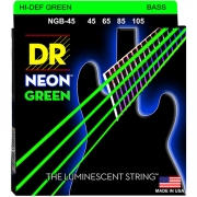 DR Neon HiDef Green 베이스줄 Medium (045-105)/DR 베이스기타 스트링