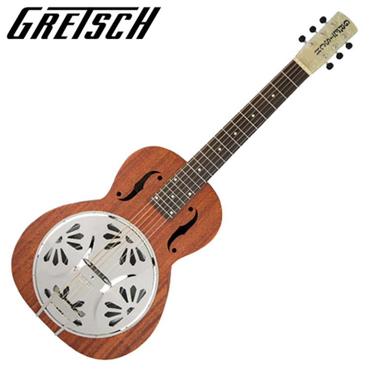 Gretsch G9210 Boxcar™ - Square Neck, Resonator Guitar - 스퀘어 넥의 레조네이터 기타 - 케이스 포함