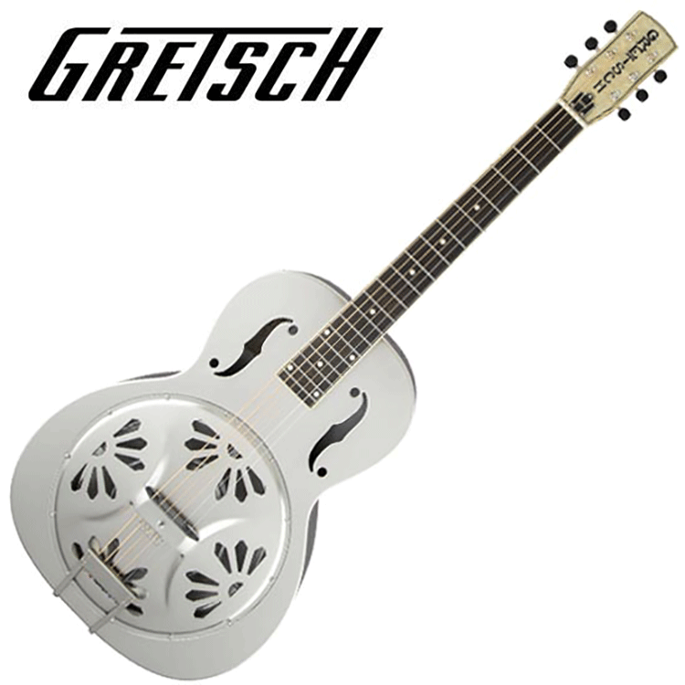 Gretsch G9221 Bobtail™ Steel Body Spider Cone Resonator Guitar, Fishman® Pickup 레조네이터 기타