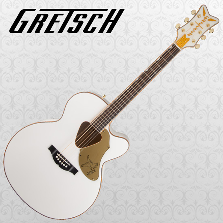 Gretsch G5022CWFE Rancher™ White Falcon™ with소프트케이스, 그레치 화이트 팔콘 점보바디 어쿠스틱 기타