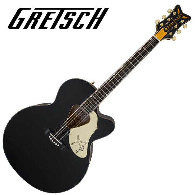 Gretsch G5022CBFE Rancher™ Black Falcon™ with 소프트케이스, 그레치 블랙 팔콘 점보바디 어쿠스틱 기타