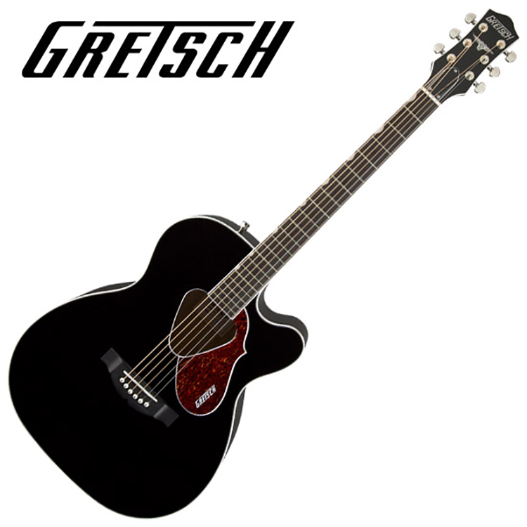 Gretsch G5013CE - Black Rancher Jr. - 케이스 포함 (프리앰프, 튜너 장착)