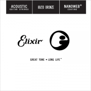 Elixir Acoustic Nanoweb 80/20 bronze Single String .024 I 엘릭서 어쿠스틱기타 싱글스트링