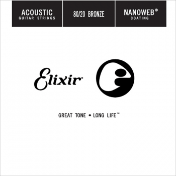 [Elixir] Acoustic Nanoweb 80/20 bronze Single String .024 I 엘릭서 어쿠스틱기타 싱글스트링