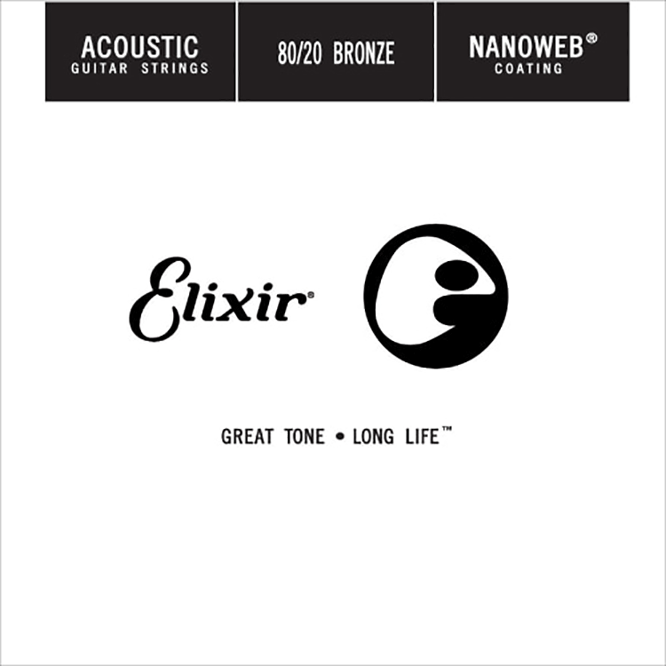 [Elixir] Acoustic Nanoweb 80/20 bronze Single String .032 I 엘릭서 어쿠스틱기타 싱글스트링