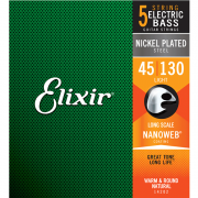 Elixir Bass Nickel Plated Steel Light 5현 (14202)/엘릭서 베이스기타 스트링