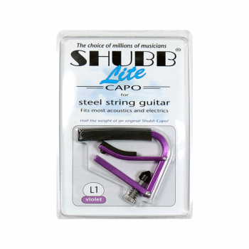 Shubb Capo Lite L1 Violet (Steel String)/슈브 어쿠스틱/일렉트릭 기타용 카포