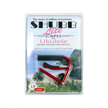 Shubb Capo Lite L9 Red (Ukulele)/슈브 우쿨렐레 카포