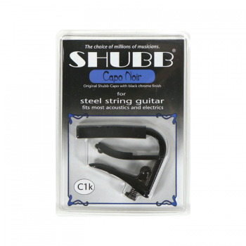 Shubb Capo Noir C1k (Steel String)/슈브 어쿠스틱/일렉트릭 기타용 카포
