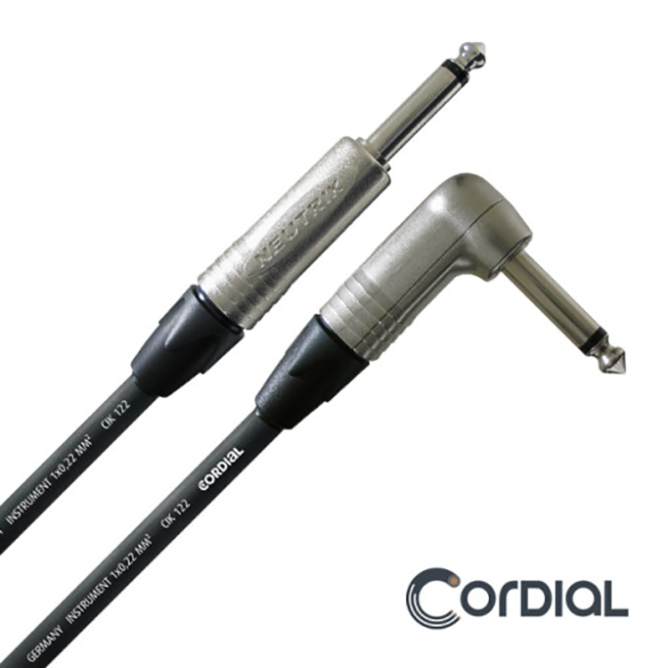CORDIAL CXI PR 3m 6m TS Cable/코디알 뉴트릭 실버 기타 악기케이블