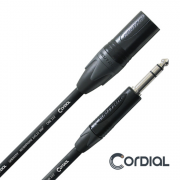 CORDIAL CPM MV 1.5m, 3m, 5m XLR(M)-TRS Cable 뉴트릭 블랙 /코디알 모니터스피커케이블