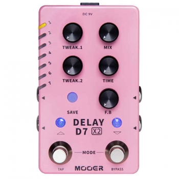 Mooer Audio D7 X2 Delay|무어오디오 스테레오 딜레이 이펙터