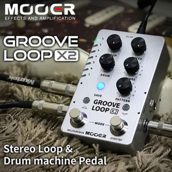 Mooer Audio GROOVE LOOP X2|무어오디오 루프머신 루퍼페달 드럼머신 그루브루프