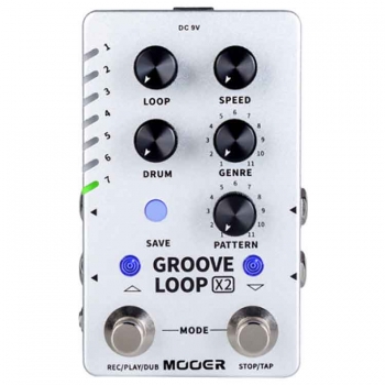 Mooer Audio GROOVE LOOP X2|무어오디오 루프머신 루퍼페달 드럼머신 그루브루프