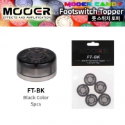 Mooer Audio FT-BK|무어오디오 이펙터 풋스위치 토퍼 (5 pcs)-블랙