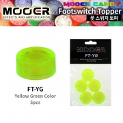 Mooer Audio FT-YG|무어오디오 이펙터 풋스위치 토퍼 (5 pcs)-옐로우그린