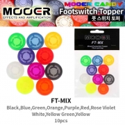 Mooer Audio FT-MIX|무어오디오 이펙터 풋스위치 토퍼 (10 pcs)-믹스