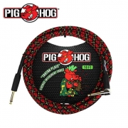 PIG HOG PCH10PLR|피그호그 3m 기타케이블 / 베이스케이블 / 악기케이블(한쪽 ㄱ자)-타탄
