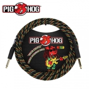 PIG HOG PCH10RA|피그호그 3m 기타케이블 / 베이스케이블 / 악기케이블(양방향 일자)-라스타