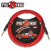 PIG HOG PCH10CA|피그호그 3m 기타케이블 / 베이스케이블 / 악기케이블(양방향 일자)-캔디 애플
