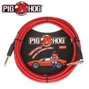 PIG HOG PCH10CAR|피그호그 3m 기타케이블 / 베이스케이블 / 악기케이블(한쪽 ㄱ자)-캔디 애플