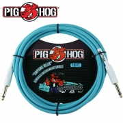 PIG HOG PCH10DB|피그호그 3m 기타케이블 / 베이스케이블 / 악기케이블(양방향 일자)-다프네 블루